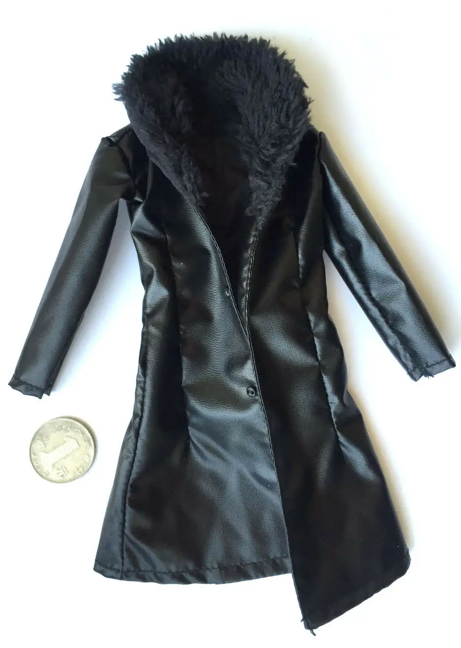 

1:6th Scale Fur Collar Coat For 12" male Action Figure Toys