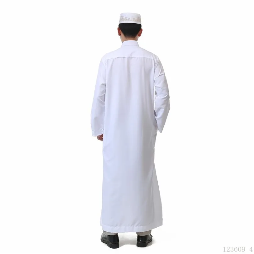 Abaya Muslim Men Islamic Cloth Summer Jubah Islamic Clothing Men Thobe Robes Kaftan Solid Arabic Dubai Full Sleeve Pakistan