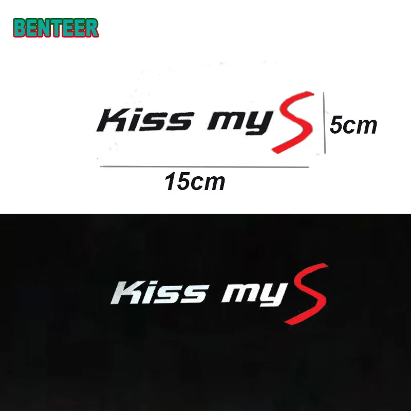 Наклейка для лобового стекла автомобиля с логотипом Kiss myS bmw MINI COOPER CLUBMAN COUNTRYMAN PEACEMAN