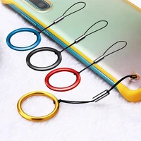 universal detachable mobile phone case finger ring lanyard strap hanging rope