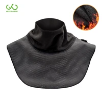 wosawe winter motorcycle neck sleeve balaclava face cover windproof thermal warm motocross ski mask chest shields top bib gear