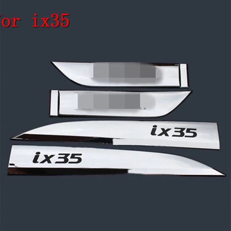 ABS хромированный корпус боковая молдинги Боковая дверь украшение для Hyundai ix35 2009
