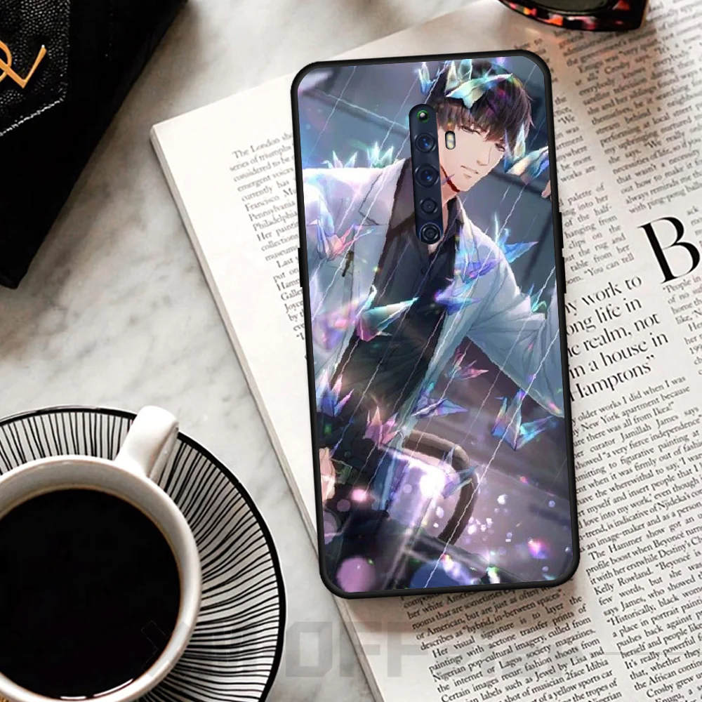 Чехол для телефона Love Producer Anime boy черный мягкий чехол OPPO R9 R9S 9S PLUS 11 plus 11S 15 Normal 17 17pro |