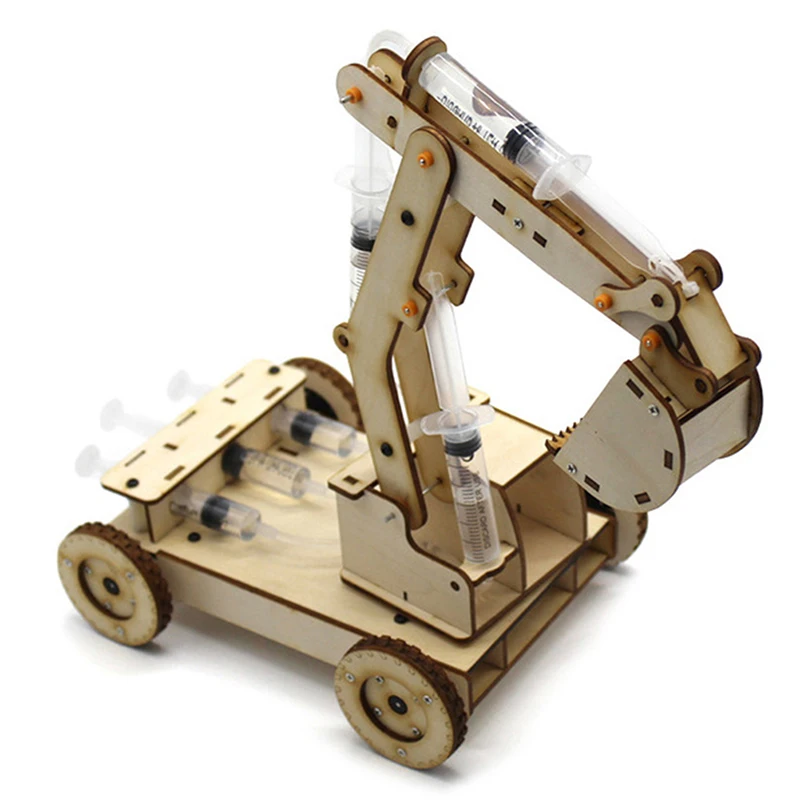 

Educational Science Experiment Technology Toy Set Hydraulic Excavator Model