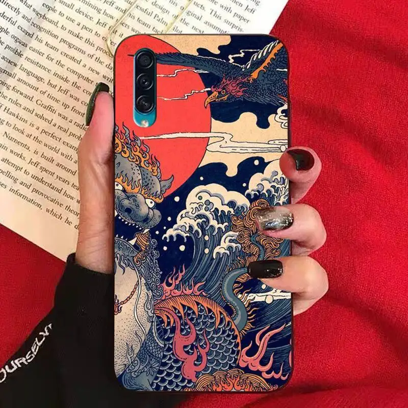

Japanese Style Art Japan Phone Case for Samsung A51 01 50 71 21S 70 31 40 30 10 20 S E 11 91 A7 A8 2018