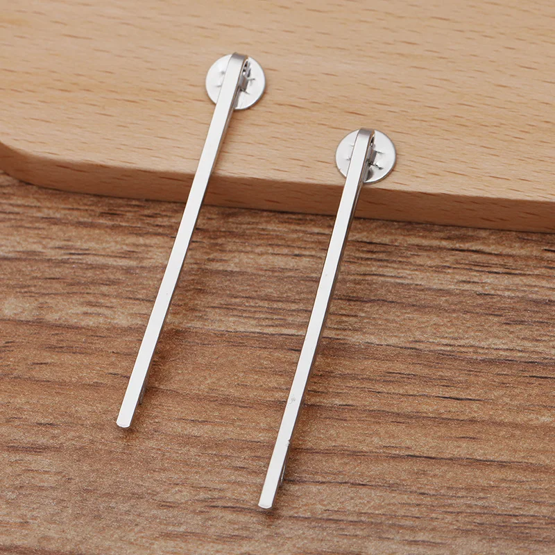 Шпильки &quotбобби&quot Blanks футболки для девочек выводов 8 мм плоский круглый клейкий