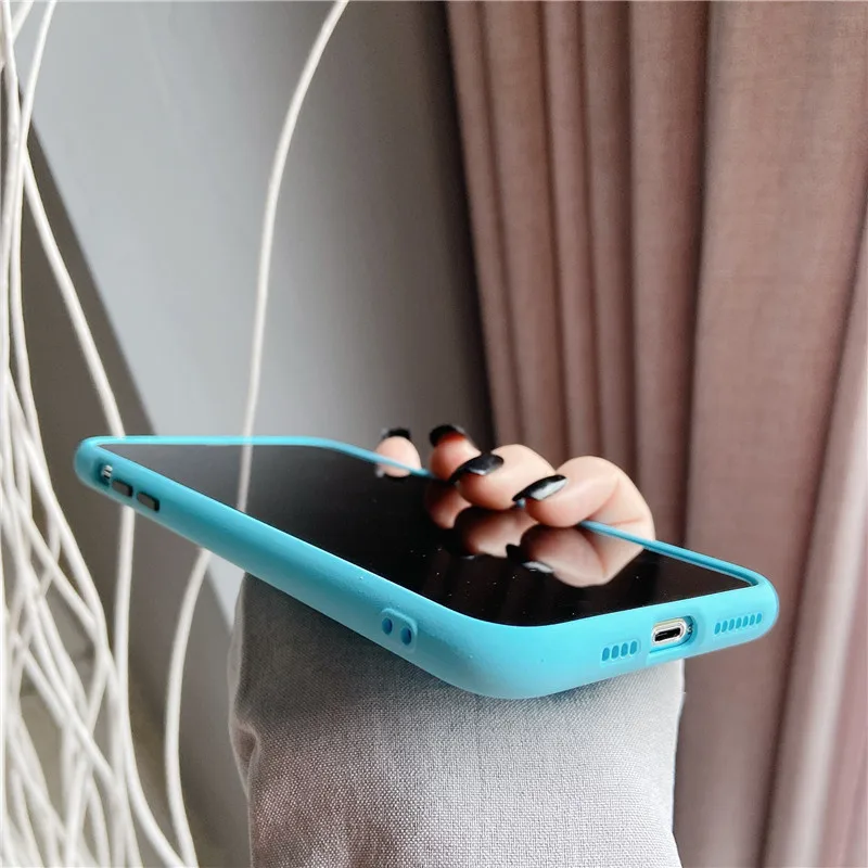 Чехол для iPhone 8Plus чехол X скраб кнопка сделай сам простой 11 Pro MAX SE 2020 xr 7 XS женские