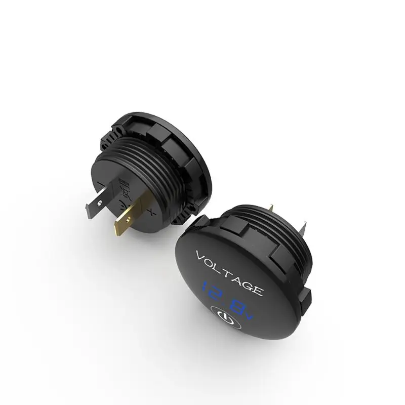 Автомобиль Мотоцикл DC 5V 48V светодиодный Панель цифровой Напряжение метр Батарея