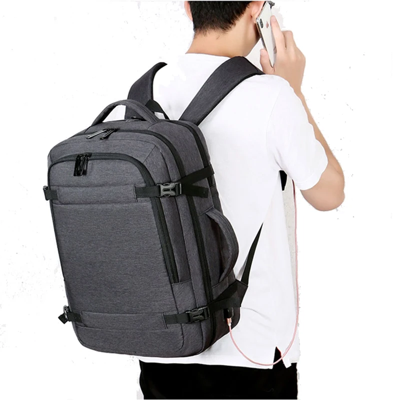 

Дорожный рюкзак sixray для мужчин и женщин, сумка для ноутбука 15,6 дюйма с USB-зарядкой, уличная деловая сумка, школьный ранец