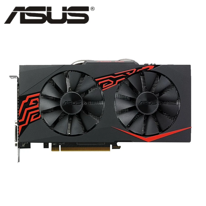 Original ASUS RX 570 4GB Video Card GPU Radeon RX570 Graphics Cards AMD Computer Game Screen Map 580 560 550 VGA Videocard | Компьютеры и