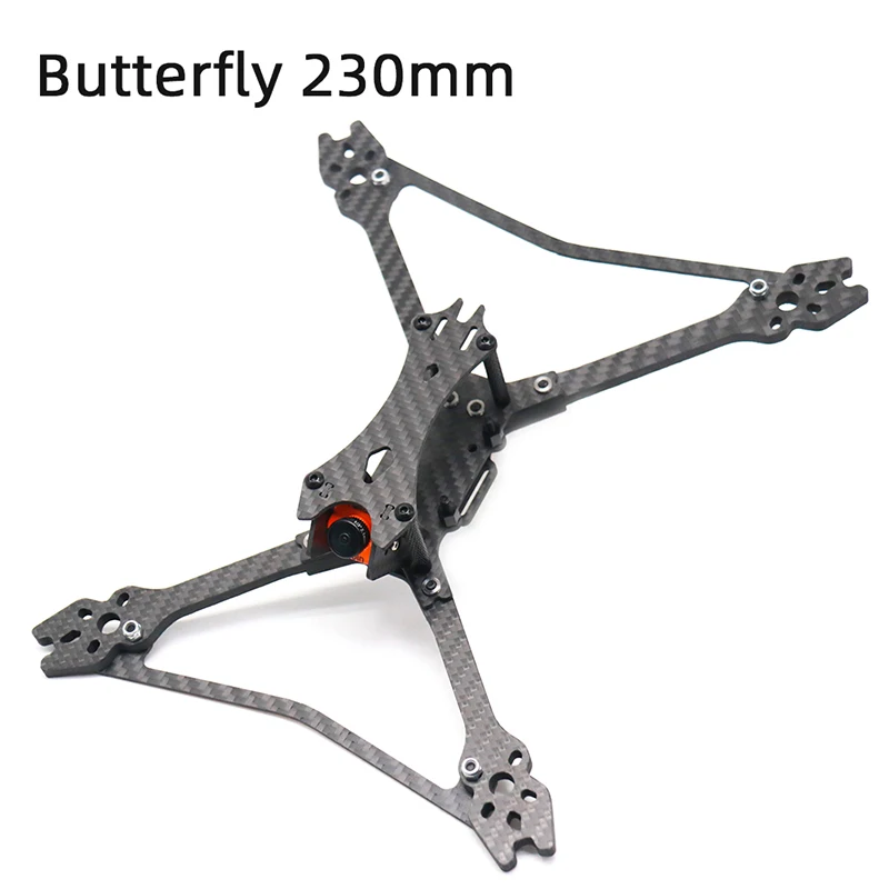 TCMMRC FPV гоночный Дрон бабочка 230 230 мм Квадрокоптер рамка 5 дюймов FPV Гоночная рама для рамки комплект