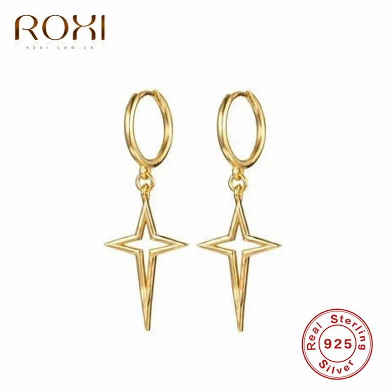 Женские минималистичные круглые серьги ROXI геометрическая подвеска в виде полого