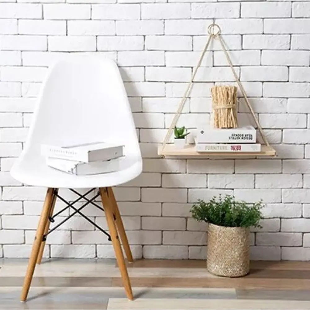 Деревянные полки держатели в деревенском стиле подвесная полка стеллаж для