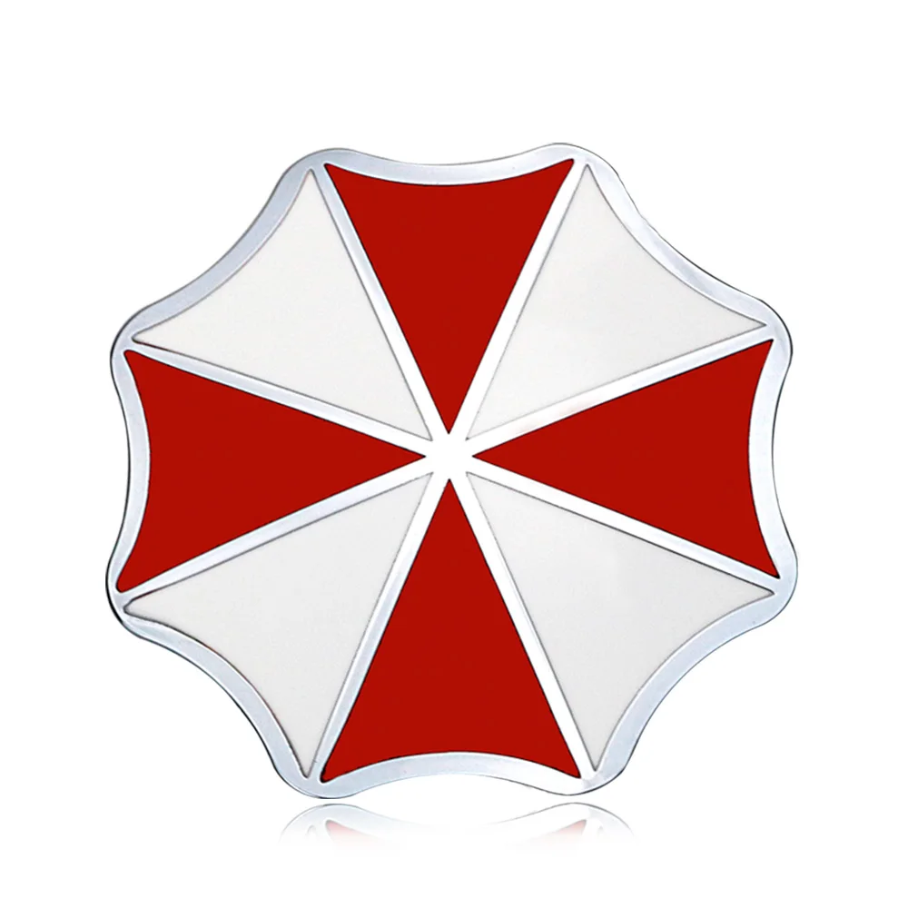 

Car Styling 3D Metal Alloy Umbrella Corporation Badge Car Sticker Emblem Decal Decoration Trunk Window Auto Accessories