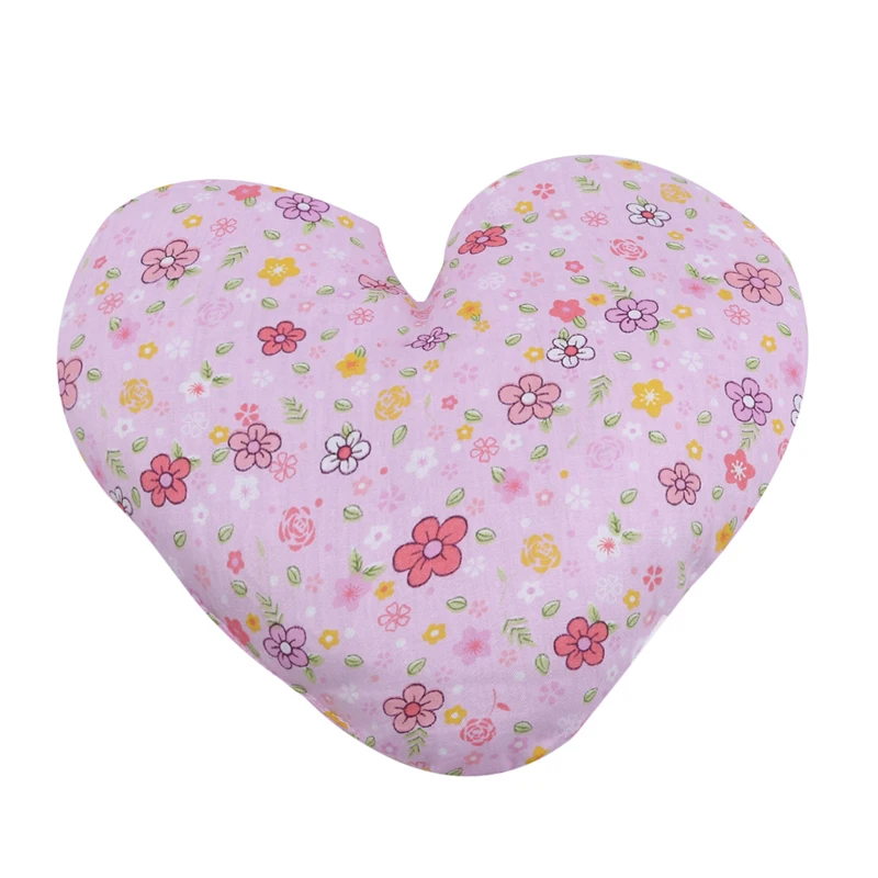

Baby Comfort Sleeping Pillow Cotton Heart Shape Kids Head Support Pillow Prevent Flat Head Cushion Baby Shaping Pillow