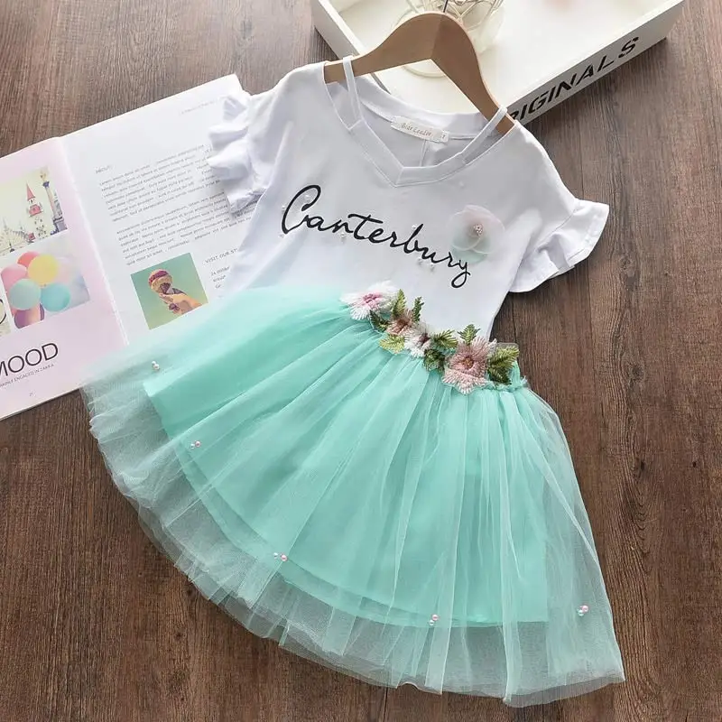 Keelorn Girls Dress Summer Kids Dresses for Girl Fashion Children Clothing Designer Baby Clothes in Kid | Детская одежда и обувь - Фото №1