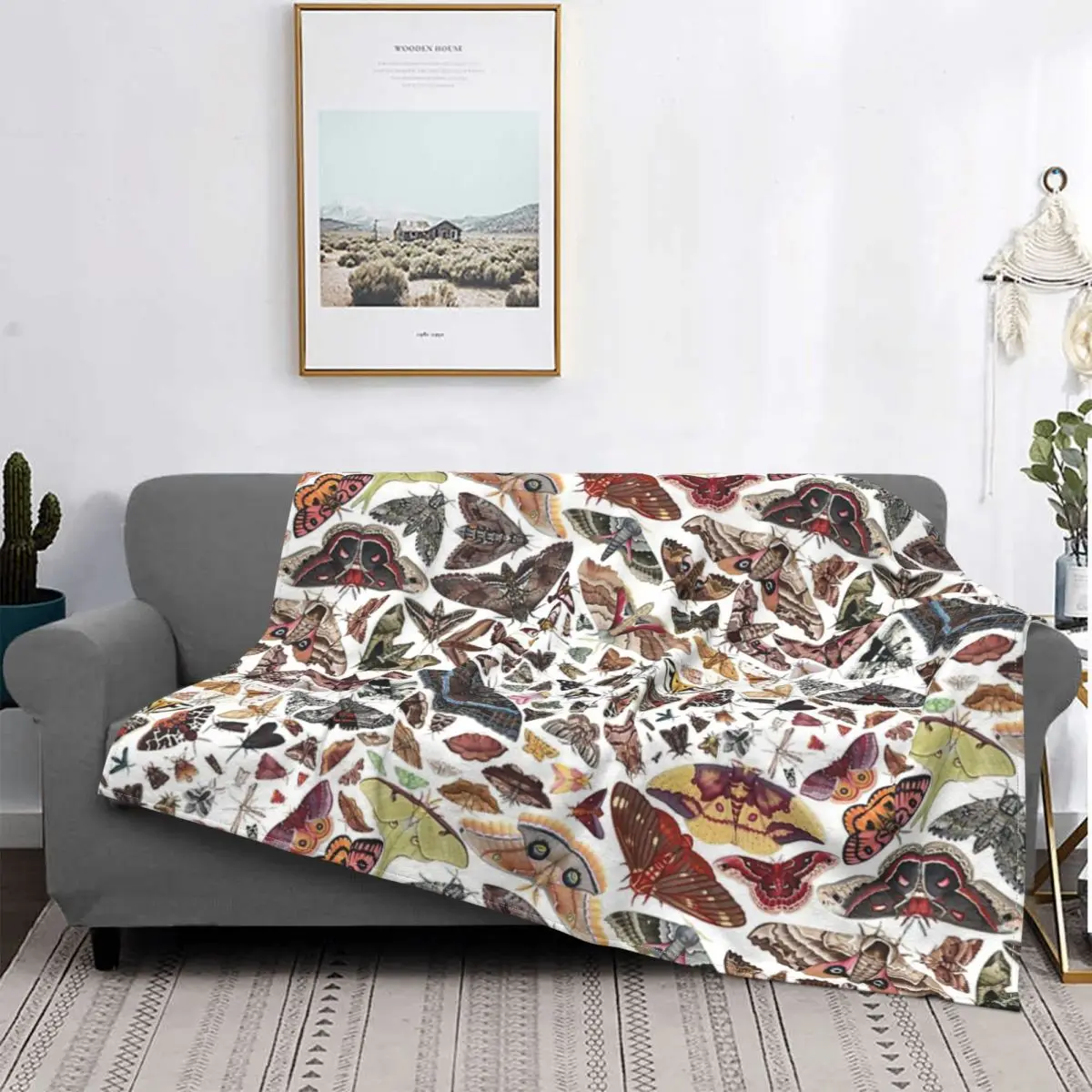 

Manta de Pai de polillas de America del Norte, colcha de cama cuadros, colcha de lino 150, manta double