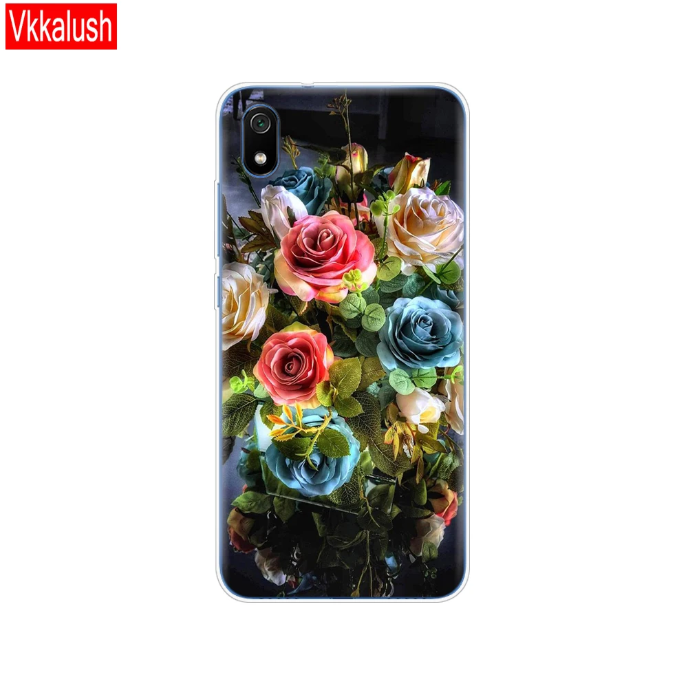 80264 Чехол для Xiaomi redmi 7a чехол s полная защита Мягкий ТПУ силиконовый чехол на заднюю панель для redmi 7 A бампер redmi 7a чехол для телефона с кошкой - Цвет: 80264