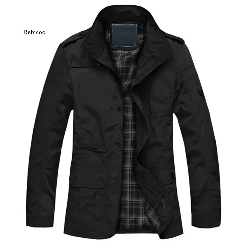 M-5Xl для мужчин есть большие Размеры Повседневная Длинная Куртка Демисезонный