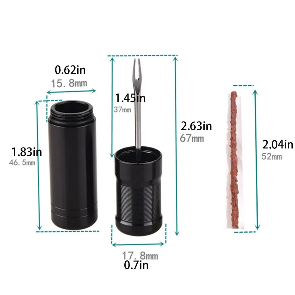 

Bicycle Tubeless Tire Repair Strip MTB Road Bike Tire Repair Drill Bike Wheel Tire Puncture Plug Repair Kit Accessories
