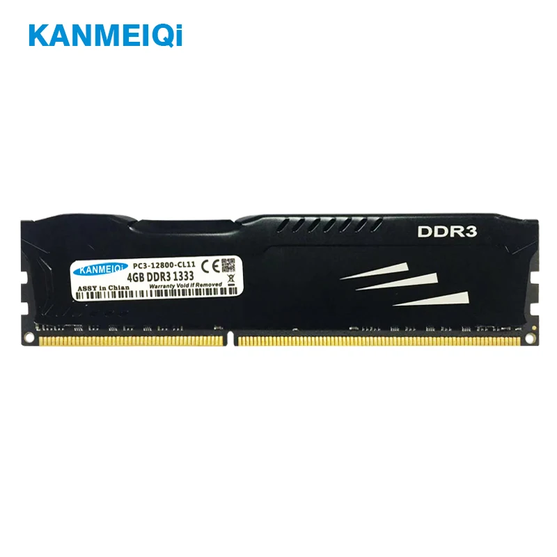 KANMEIQi DDR3 ram 8 Гб 1866 1600 настольная память с радиатором pc3 dimm 4 Гб 1333 МГц 1,5 в CL11