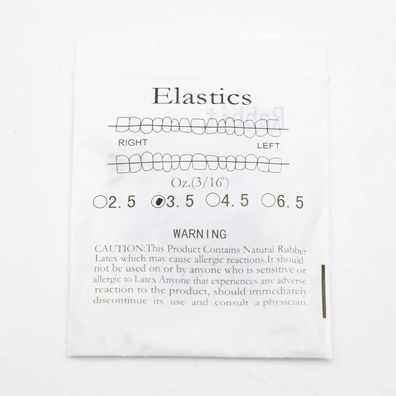 Ортодонтические резинки для ухода за зубами 10 пакетов | Красота и здоровье