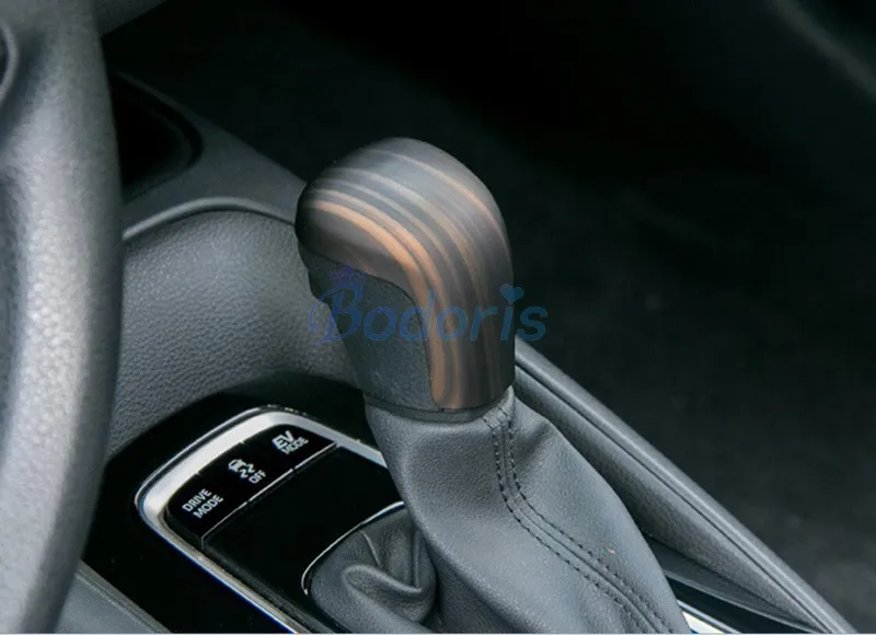 Для Toyota Corolla 2019 внутренняя деревянная цветная ручка переключения передач