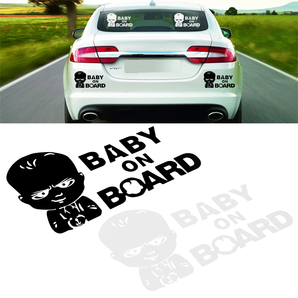 Автомобильная наклейка Малыш на борту забавная s для Seat Leon libiza VW Golf Tiguan Ford Focus Skoda