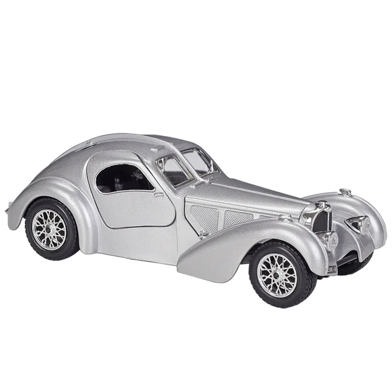 

Maisto Bburago 1:24 Diecast Car Bu gatti 1936 Atlantic Cars 1:18 Alloy Car Metal Vehicle Collectible Models toys For Gift