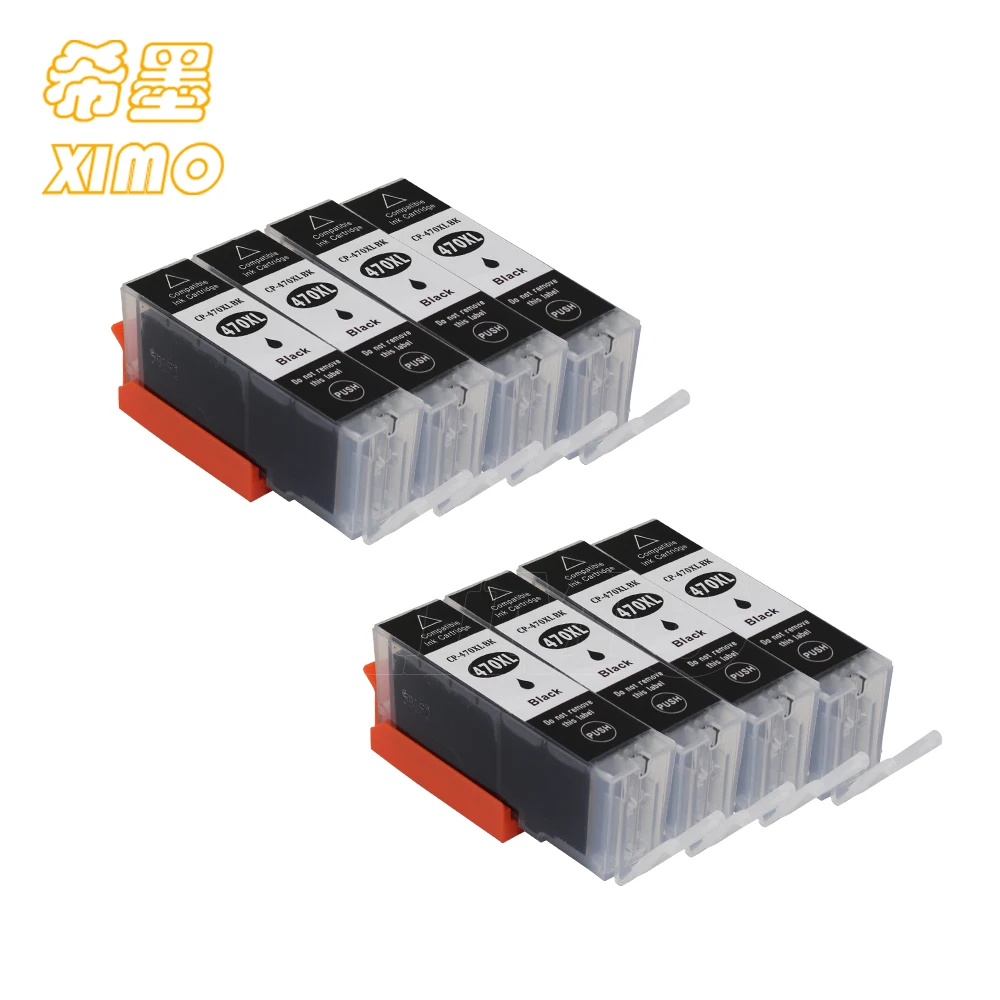 8BK XIMO 6 пакет PGI-470 CLI-471 Замена чернильный картридж для принтера Canon принтерам PIXMA MG7740 MG6840 MG5740 TS9040 TS8040 TS6040 TS5040 - Цвет: 8BK