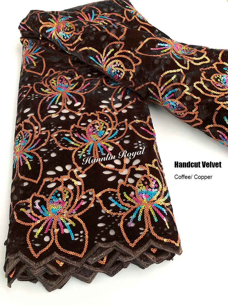 5 ярдов бархатное кружево ручной работы с блестками разных цветов блестящая