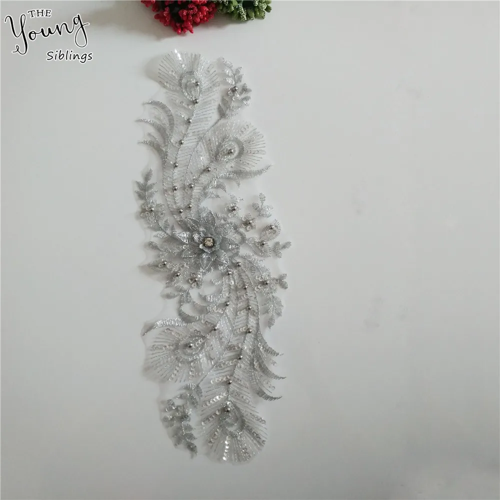 Модное украшение для платья тюль с 3D вышивкой вырез горловины кружевной воротник