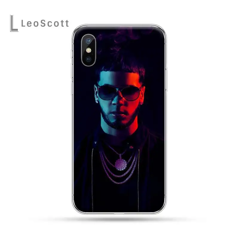 

Anuel AA high quality mobile Phone Case for iPhone 11 12 pro XS MAX 8 7 6 6S Plus X 5S SE 2020 XR