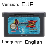 Mega Man Zero EUR 32 бит видеоигры картридж Консоли Карты для nintendo GBA Mega Man английская языковая версия - Цвет: Mega Man Zero EUR