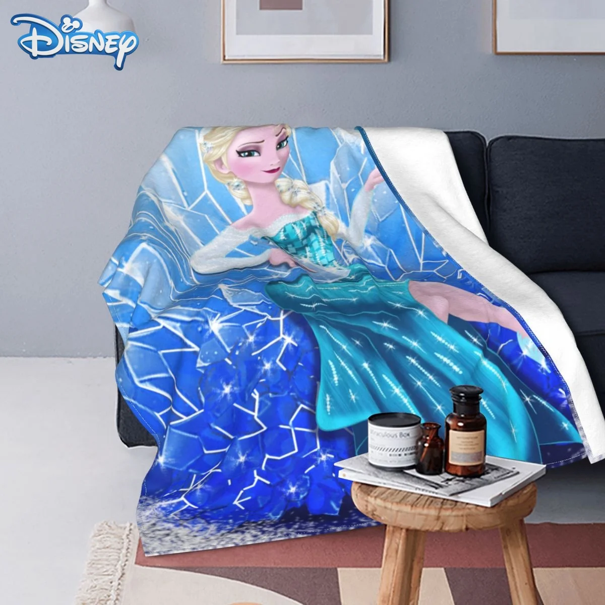 

Покрывало-одеяло «Холодное сердце» Disney, Мультяшные плюшевые одеяла для детей и взрослых, зимнее покрывало на кровать, подарок для девочек
