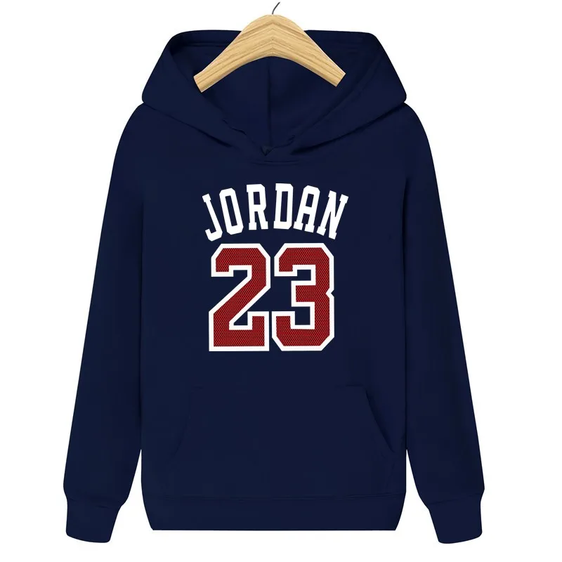 Хит, новинка JORDAN 23, толстовка с буквенным принтом, мужские толстовки, модная одноцветная толстовка с капюшоном, мужской пуловер, мужские спортивные костюмы, Мужское пальто - Цвет: dark blue   023
