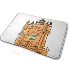 Коврик для отеля с привидениями, башня, коврик, подушка, мягкая Нескользящая башня ужасов, голливудская башня, отель, мир Hth, минимализм