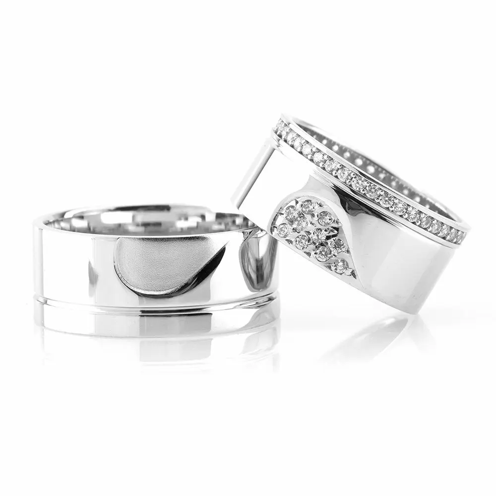 

The Owner of my heart Design 925 Sterling Silver Couple Wedding Rings