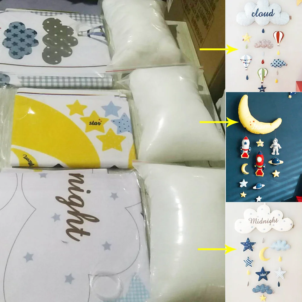 Детские игрушки звезда луна ракета DIY детские погремушки Мама ручной работы прикроватная игрушка-колокольчик вращающаяся кроватка для новорожденных держатель Кровать Музыкальная Коробка
