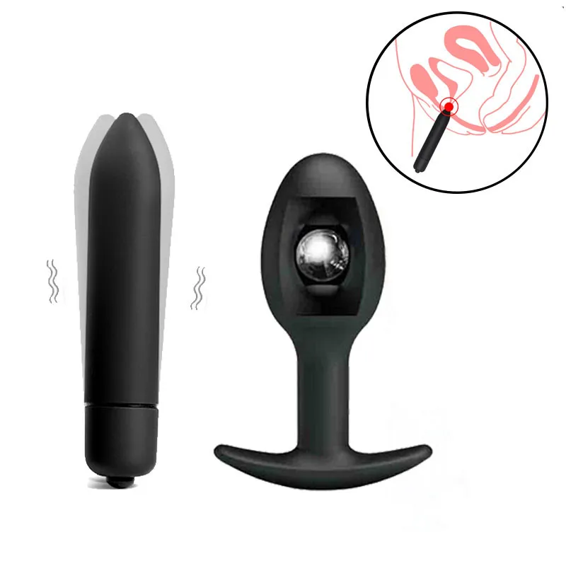 Силиконовые анальные шарики Анальная пробка массажер простаты Взрослые Товары