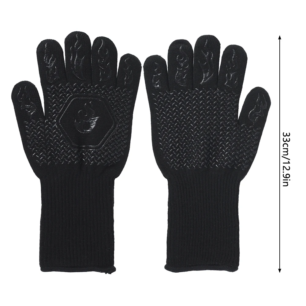 

Kitchen Thickened Heat-insulating Gloves Microwave Oven Special Anti-scalding Gloves High Temperature Baking Tools 1PC