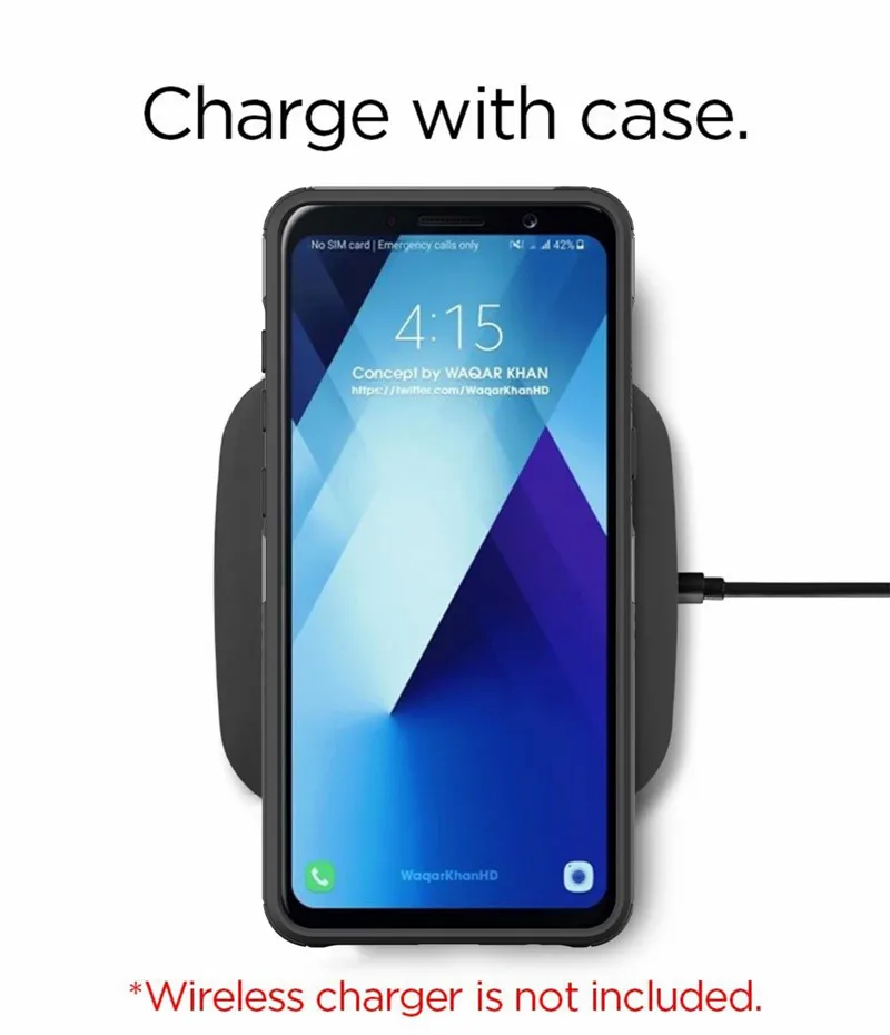 Роскошный военный противоударный прочный защитный чехол для телефона Samsung Galaxy A6
