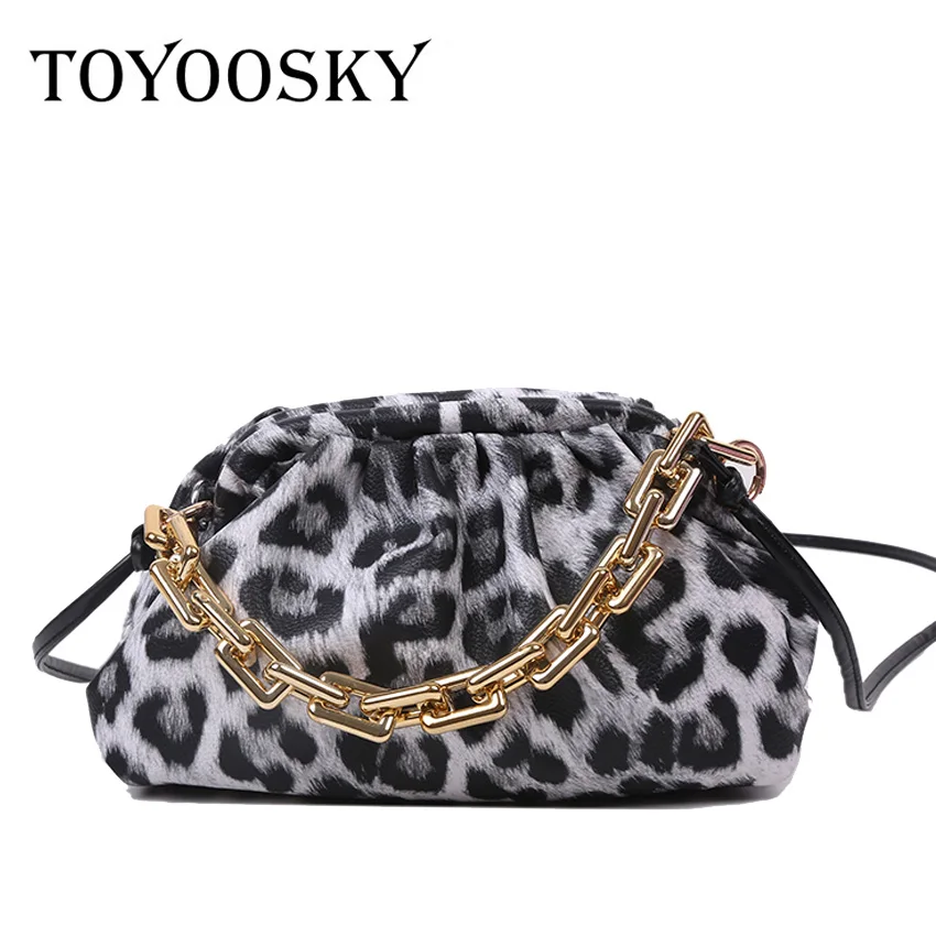 Bag For Women Cloud bag Soft Leopard Leather Single Shoulder Purse Crossbody Luxury Handbag And Day Clutches | Багаж и сумки