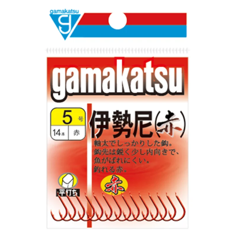 

Gamakatsu ISE Nigeria Red Hook C1IS1 Barbed Hook Japanese Imported Gamma Hook