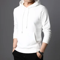 trend white cotton spinning casual hedging ordinary collarless tether hooded mens sweatshirt jacket 2021 spring and autumn type