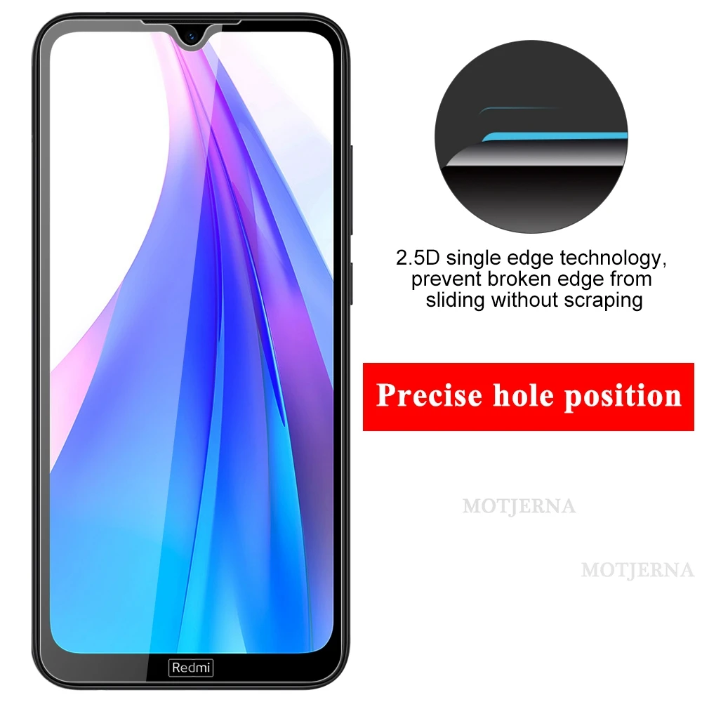 Защитное закаленное стекло 9H с шелковым принтом для Xiaomi Redmi Note 8T 8 pro Mi9 Lite SE 6 6A |