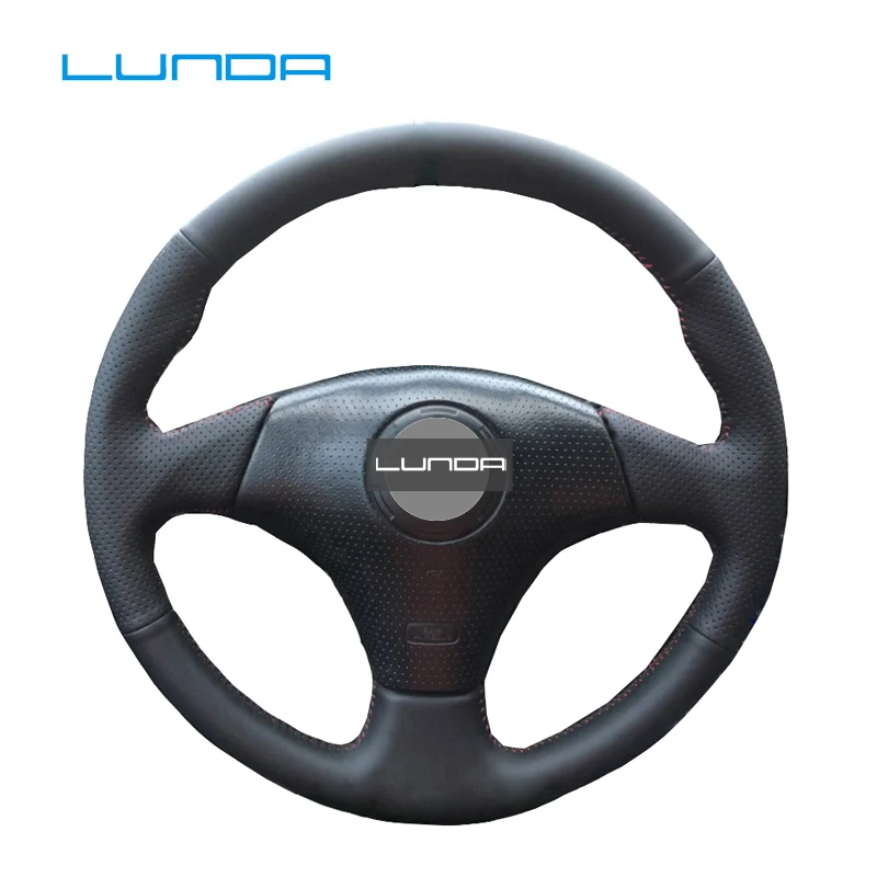 Искусственная кожа с ручной строчкой на заказ для Toyota RAV4 1998 2003 Celica 2005 Corolla 2003|Чехлы руль| |