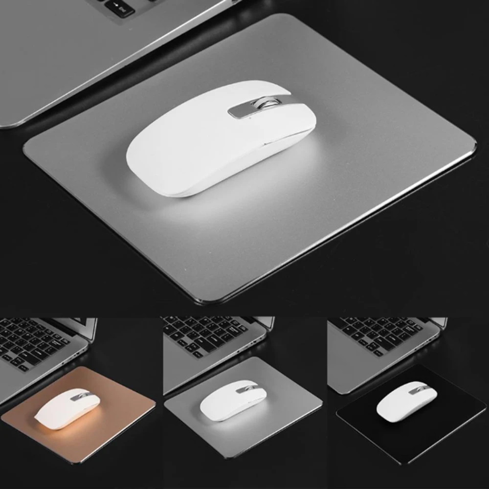 

High Quality And Fashion Aluminum Alloy Mouse Pad Anti-slip Mousepad Gaming Mice Mat Universal For Computer