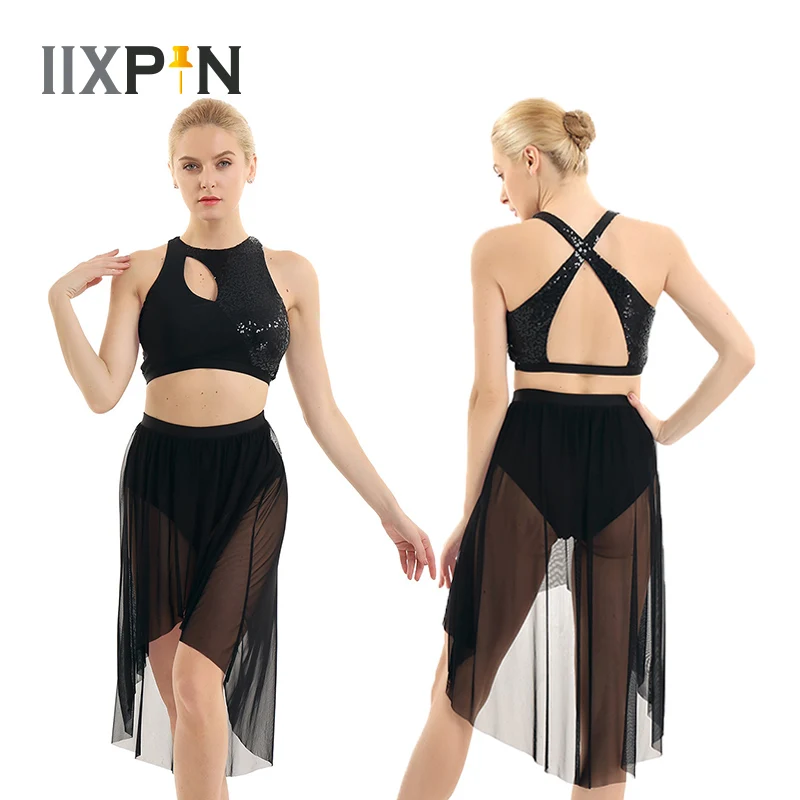 Женское платье для латиноамериканских танцев лирический костюм асимметричный