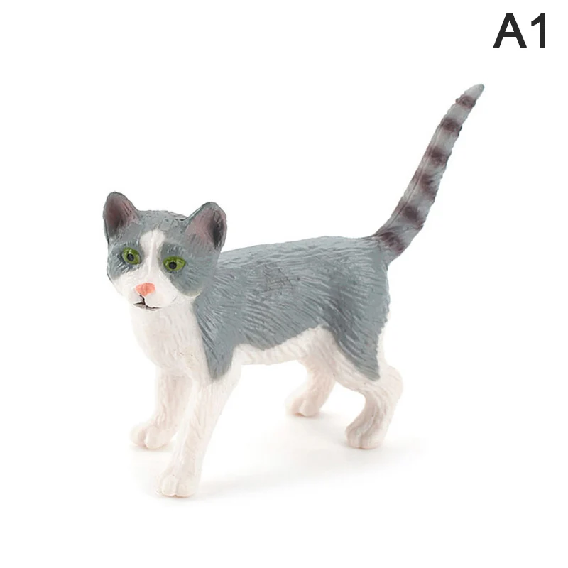 

Persian Cat Siamese Wirehair Pet Cat Model Toys Action Figure Educational Toy